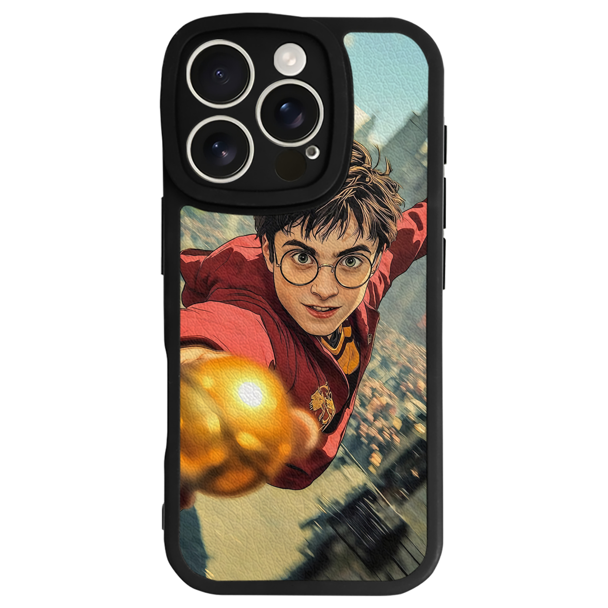 （画像用） Harry Potter ハリー・ポッターシリーズ 【iPhone 16シリーズ対応】シリコンスマホケース（レザー調） 材質：シリコン